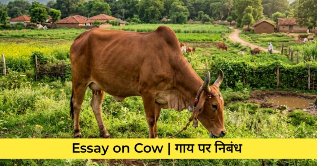 Essay on Cow in hindi